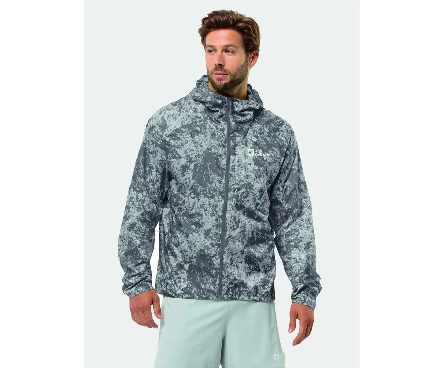 obrazek 1 Jack Wolfskin Wiatrówka Prelight 1307861 Szary Regular Fit