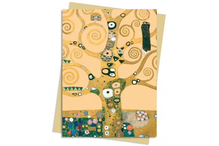 obrazek 1 Pakiet kartek na życzenia (Klimt: Drzewo życia) - Flame Tree Publishing