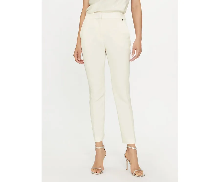 obrazek 1 Liu Jo Spodnie materiałowe CA4201 T2200 Écru Regular Fit