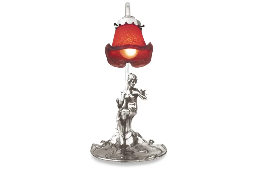obrazek 1 Artystyczna lampa wykonana z pewteru