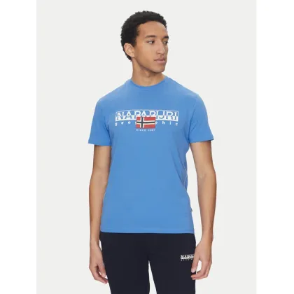 Zdjęcie Napapijri T-Shirt S-Aylmer NP0A4HTO Niebieski Regular Fit