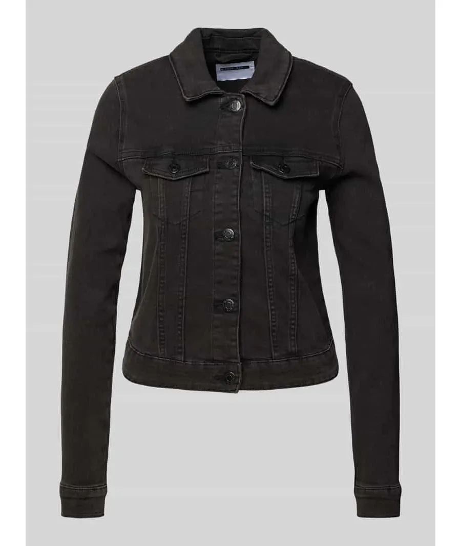 obrazek 1 Noisy May Kurtka jeansowa Debra 27001866 Czarny Regular Fit