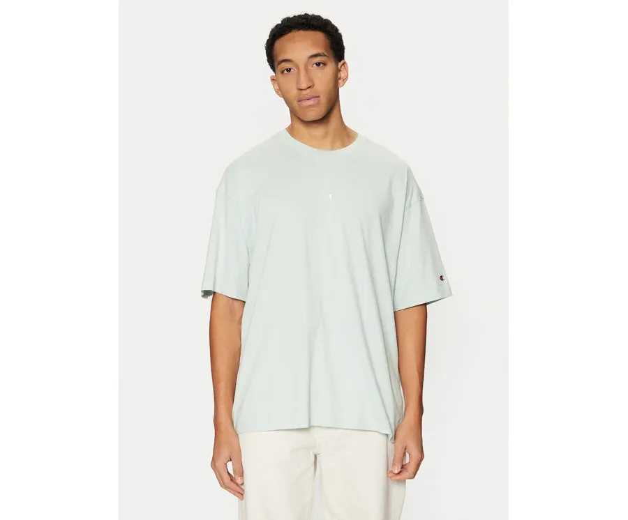 obrazek 1 Champion T-Shirt 220279 Zielony Relaxed Fit