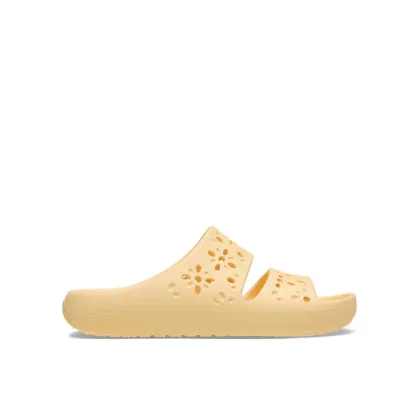 Zdjęcie Crocs Klapki Classic Floral Cutout Sandal 210966 Pomarańczowy