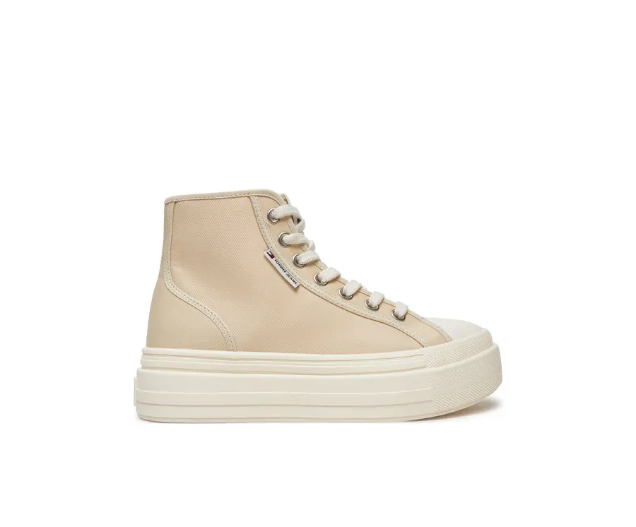 obrazek 1 Tommy Jeans Trampki Foxing EN0EN02704 Beżowy