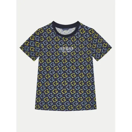 Zdjęcie Guess T-Shirt L5RI18 K8HM4 Granatowy Regular Fit