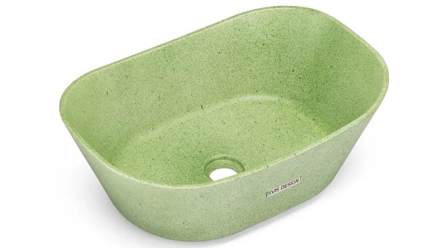 obrazek 2 Prestiżowa umywalka 50 cm LIBRA BASIC – SPLASH, zielony, lakier matowy