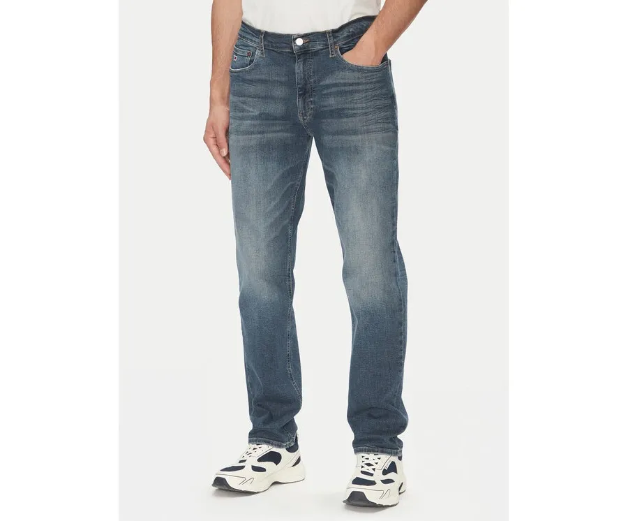 obrazek 1 Tommy Jeans Jeansy Ryan DM0DM21097 Granatowy Slim Fit
