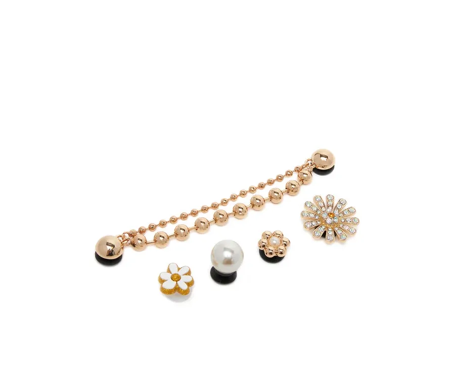 obrazek 1 Crocs Ozdoba do butów PRETTY IN GOLD 5 PACK 10014866 Złoty