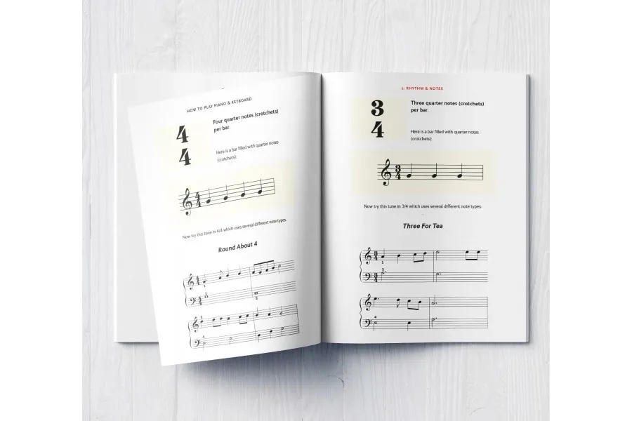 obrazek 2 3-książkowy zestaw do pracy z muzyką na fortepian i keyboard - Flame Tree Publishing