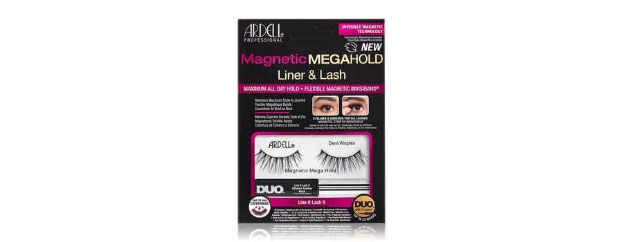 obrazek 1 Ardell Magnetic Megahold Liner & Lash Demi Wispies Rzęsy 1 szt. Schwarz