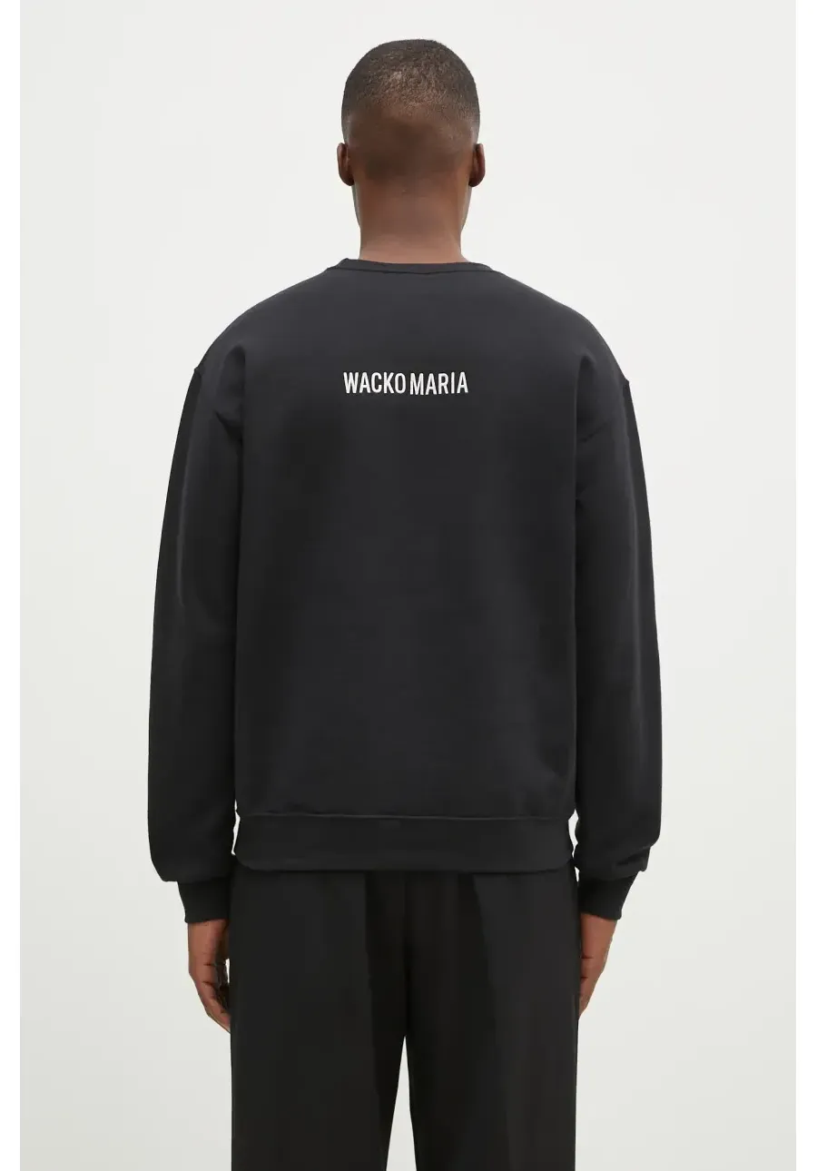 obrazek 1 Wacko Maria bluza Tim Lehi męska kolor czarny gładka 24FW-WMC-SS18