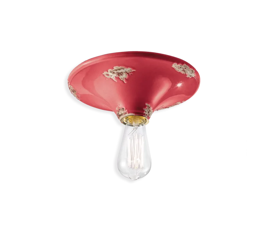 obrazek 4 Stylowa włoska lampa sufitowa-plafoniera w stylu vintage