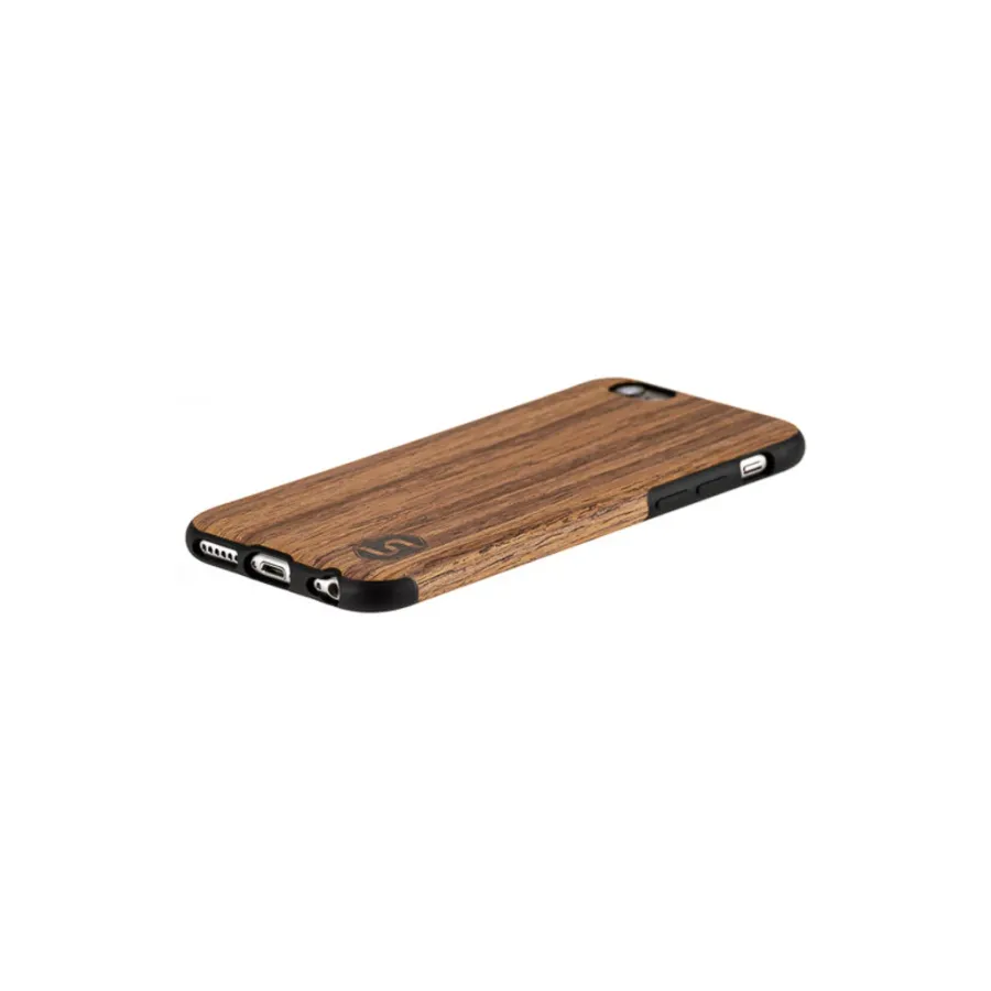 obrazek 3 Stylowe etui na telefon wykonane z drewna padauk (do Apple, Samsunga, Huawei)