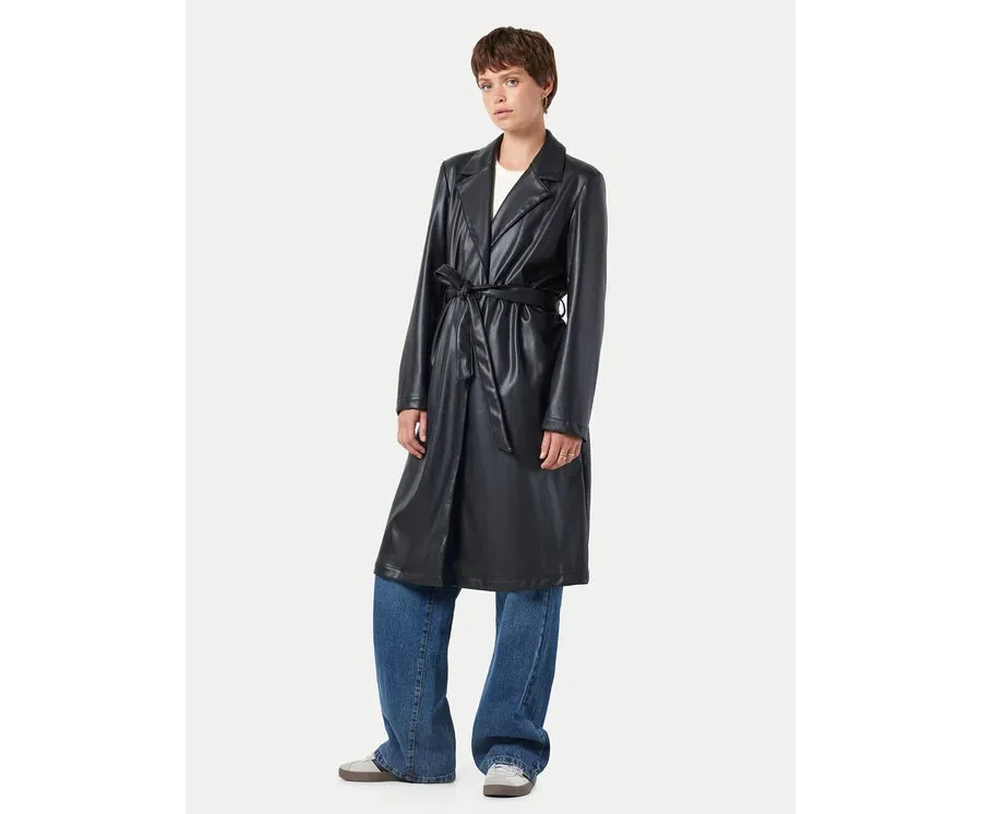 obrazek 1 Noisy May Płaszcz przejściowy Cora 27028634 Czarny Regular Fit