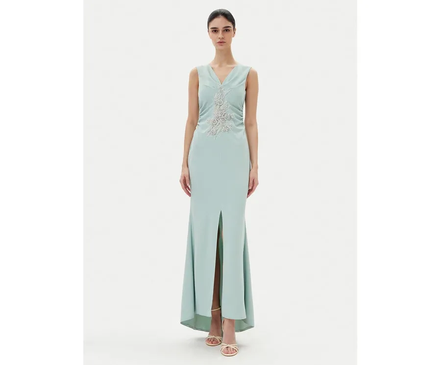 obrazek 1 Rinascimento Sukienka wieczorowa CFC0123081003 Zielony Regular Fit