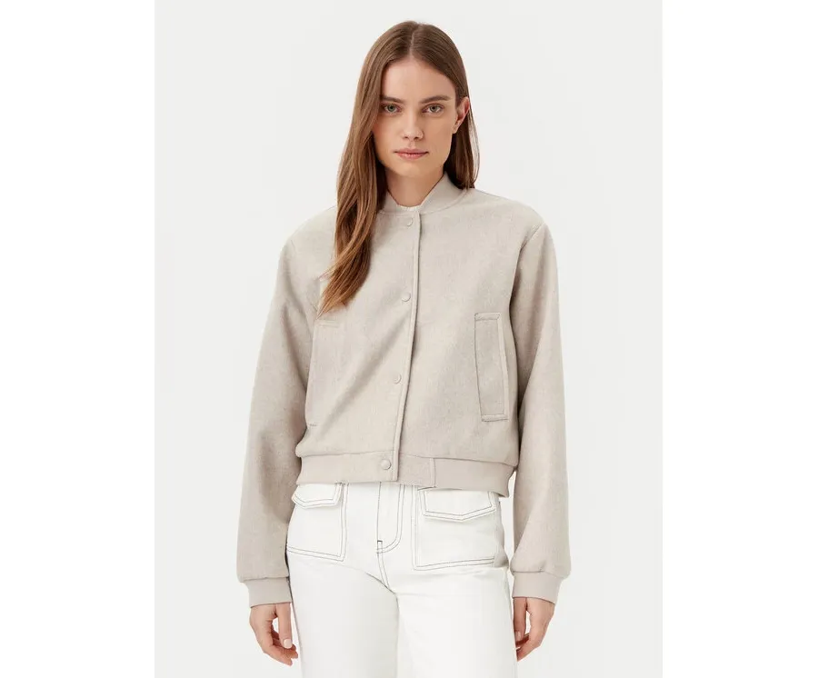 obrazek 1 Noisy May Kurtka bomber Eddi 27032203 Beżowy Regular Fit