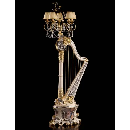 Zdjęcie Stojąca lampa wykonana z ceramiki