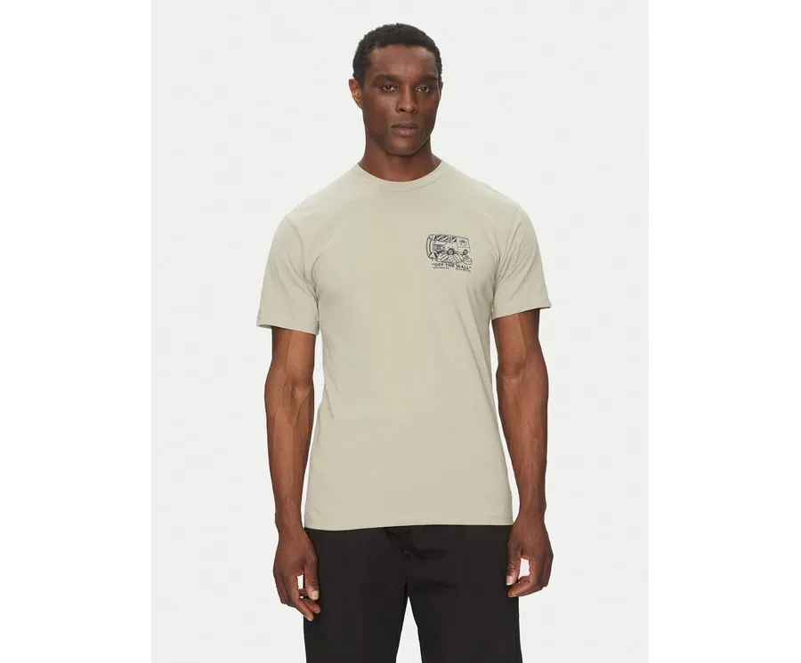 obrazek 1 Vans T-Shirt Next Stop VN000NHPZUJ1 Beżowy Regular Fit