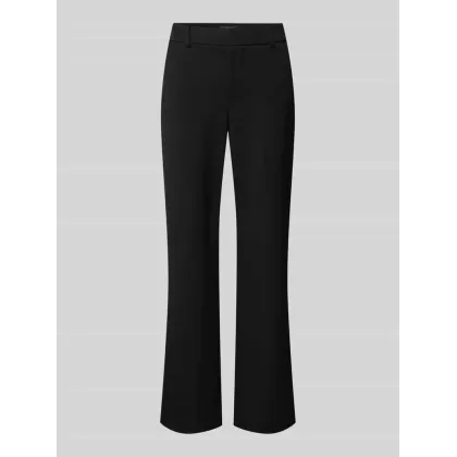 Zdjęcie Spodnie materiałowe z prostą nogawką i elastycznym pasem model ‘MAYA’