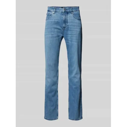 Zdjęcie Jeansy o kroju regular fit z detalem z logo model ‘Maine’