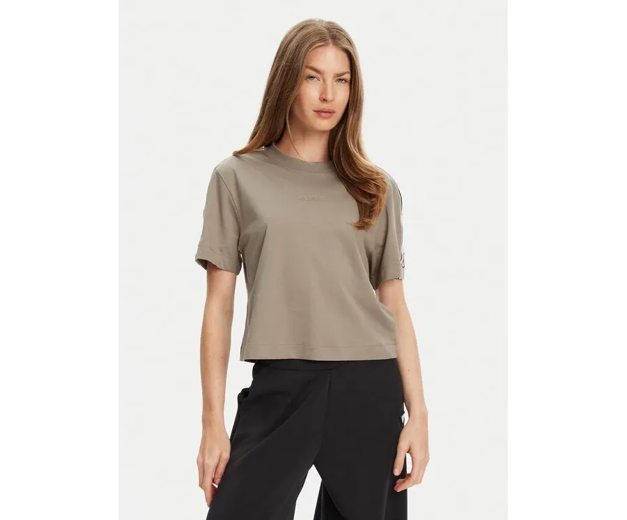 obrazek 1 Guess T-Shirt V3RI08 I3Z14 Brązowy Regular Fit