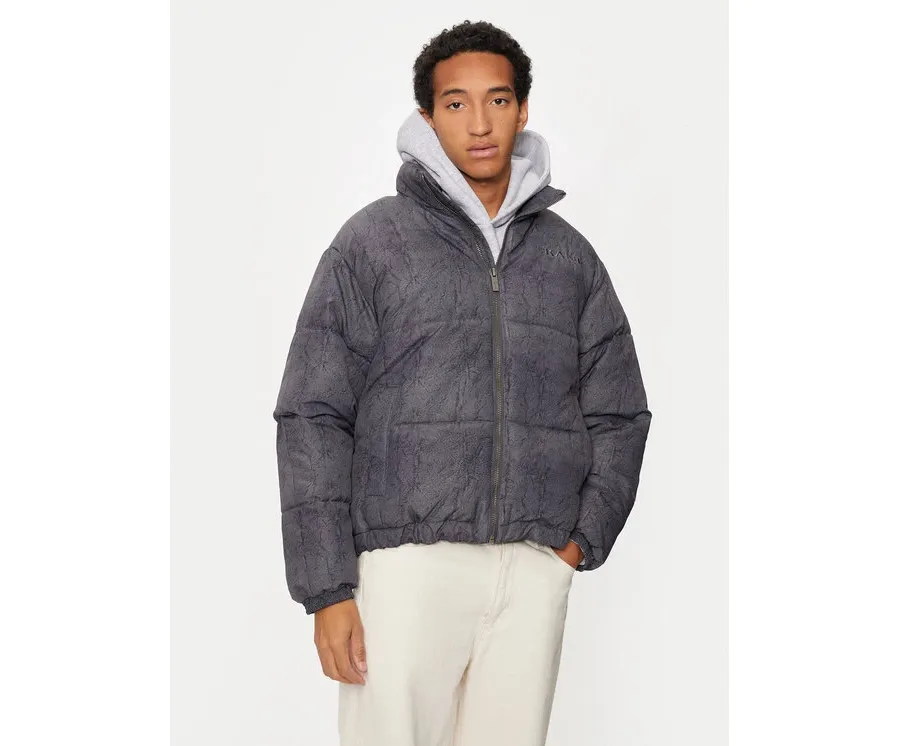 obrazek 1 Karl Kani Kurtka zimowa Retro Crackle 60760020 Szary Regular Fit