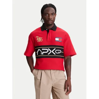 Zdjęcie Tommy Hilfiger Polo F1 Movie Race Day MW0MW41393 Czerwony Relaxed Fit