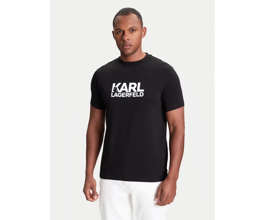 obrazek 1 KARL LAGERFELD T-Shirt 755087 553235 Czarny Regular Fit