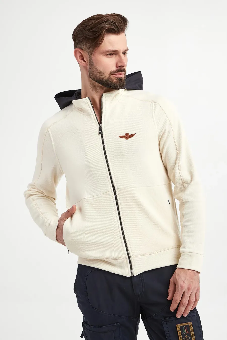 obrazek 1 Bluza męska z kapturem AERONAUTICA MILITARE Aeronautica Militare