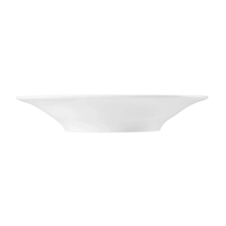 obrazek 2 Okrągły głęboki biały talerz do zupy z porcelany 22,5 cm z Niemiec - Seltmann Weiden