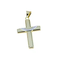 Zdjęcie Wyjątkowy męski krzyż z włoch 33x24mm