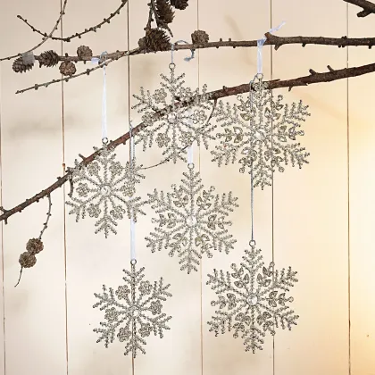 Zdjęcie Świąteczne zawieszki, zestaw 6 szt. Lisette