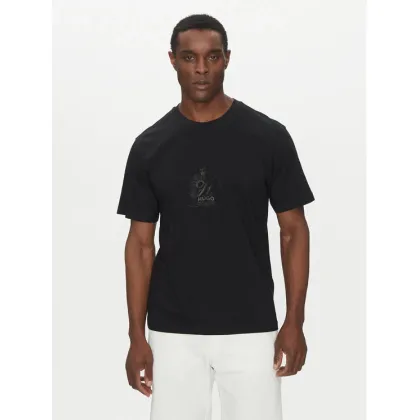 Zdjęcie HUGO T-Shirt 50538246 Czarny Regular Fit