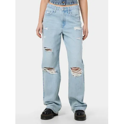 Zdjęcie Noisy May Jeansy Frilla 27030393 Niebieski Straight Fit