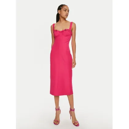 Zdjęcie Versace Jeans Couture Sukienka koktajlowa 77HAO935 Różowy Slim Fit