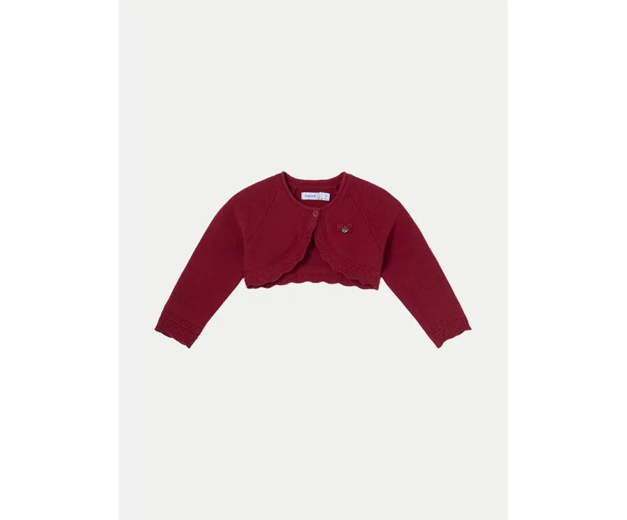 obrazek 1 Mayoral Bolerko 308 Czerwony Regular Fit