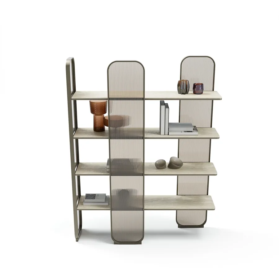 obrazek 10 Wyjątkowa biblioteczka w stylu modernistycznym do salonu lub gabinetu - prosto z Włoch