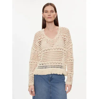 Zdjęcie Kontatto Sweter 3M2063C Beżowy Regular Fit