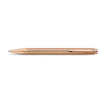 Picture Ecridor Chevron ballpoint pen, rose gold
