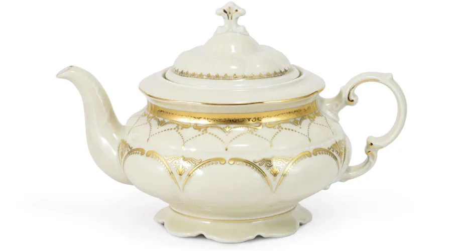 obrazek 2 Stylowy 15-elementowy zestaw do herbaty z porcelany z kolekcji Ivory wedding sonata – Leander
