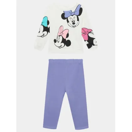 Zdjęcie OVS Komplet bluza i legginsy MINNIE 1843670 Écru Regular Fit