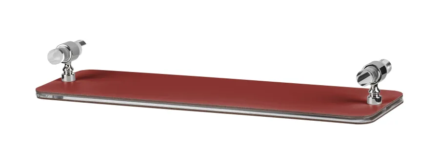 obrazek 1 Luksusowa bordowa taca łazienkowa Linfinito 33x10xH5 cm