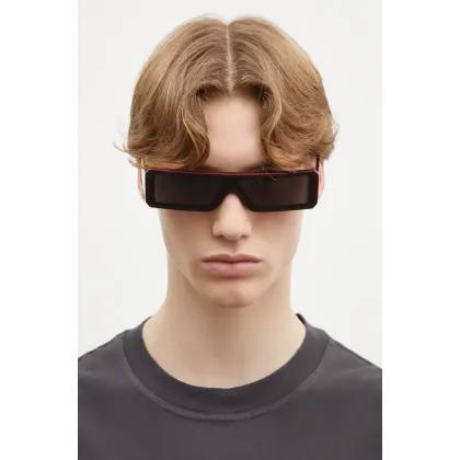 Zdjęcie Rick Owens okulary przeciwsłoneczne kolor bordowy RG0000008.GMGNB
