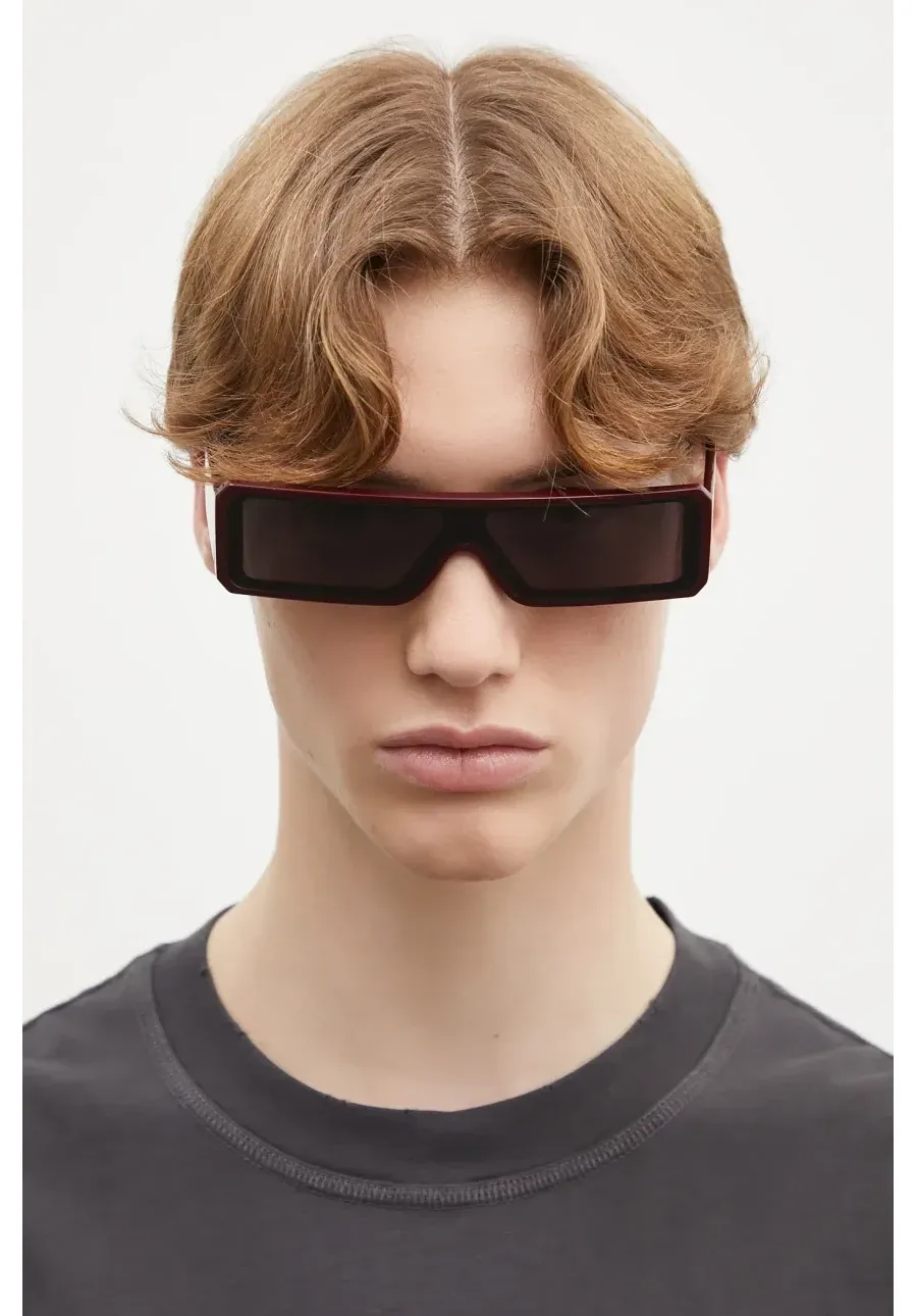 obrazek 1 Rick Owens okulary przeciwsłoneczne kolor bordowy RG0000008.GMGNB