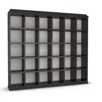 Picture Elegant wooden library - Living Comfort Italia