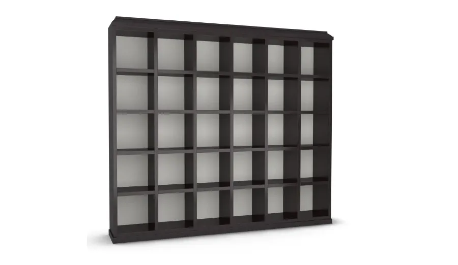 obrazek 1 Elegancka wykonana z drewna biblioteka - Living Comfort Italia