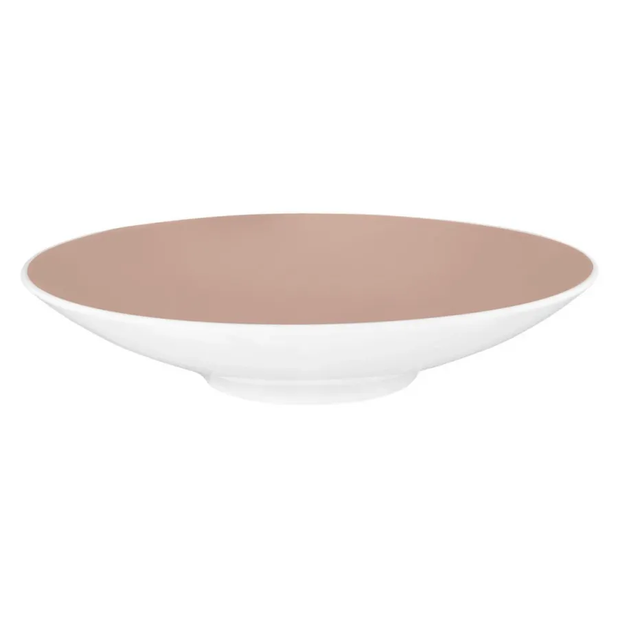 obrazek 1 Porcelanowy okrągły talerz do makaronu lub sałatki 26 cm w kolorze różu - Seltmann Weiden