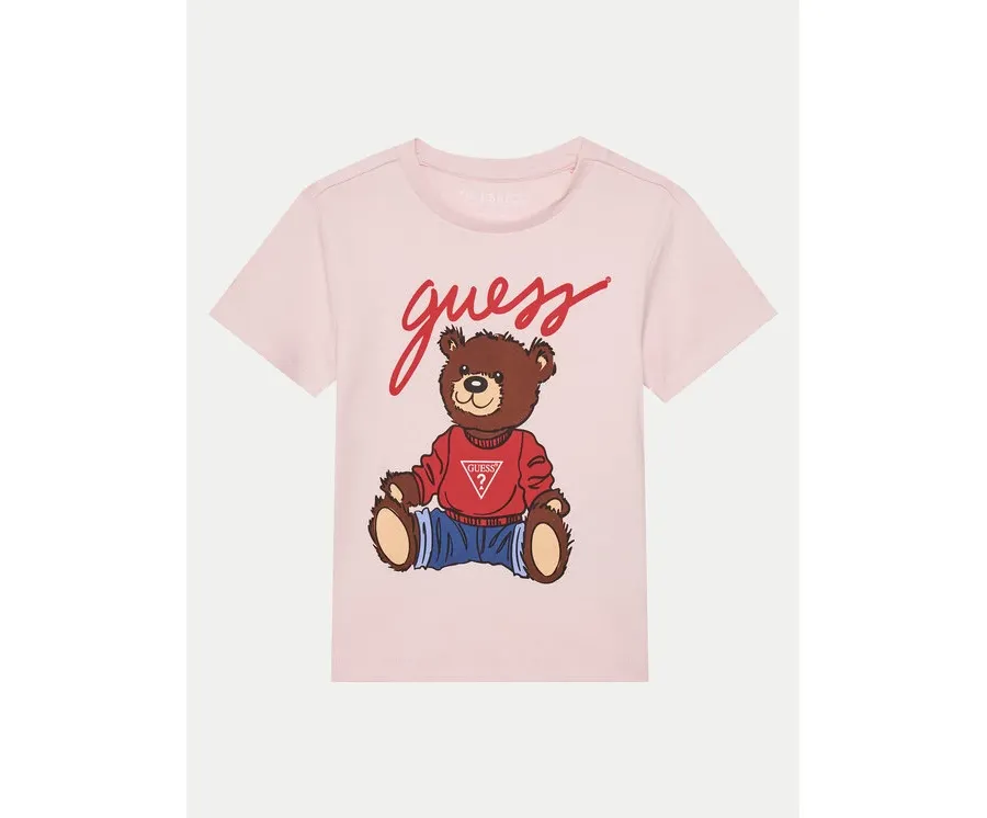 obrazek 1 Guess T-Shirt H4BT01 I3Z14 Różowy Regular Fit