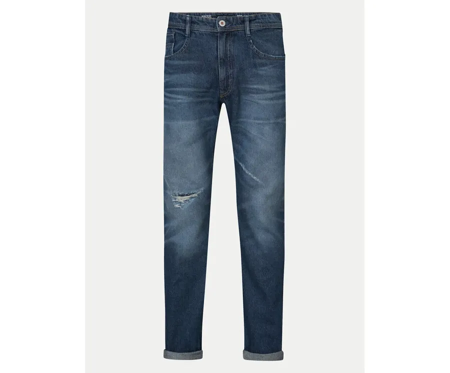 obrazek 1 Petrol Industries Jeansy M-1040-DNM056 Granatowy Tapered Fit